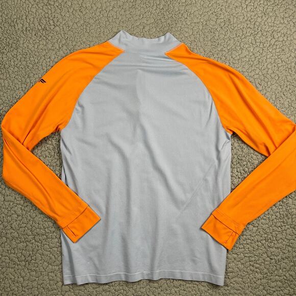 Fabletics The Training Day 1/4 Zip Long Sleeve ColorVapor Blue Block Men XL - Picture 7 of 9